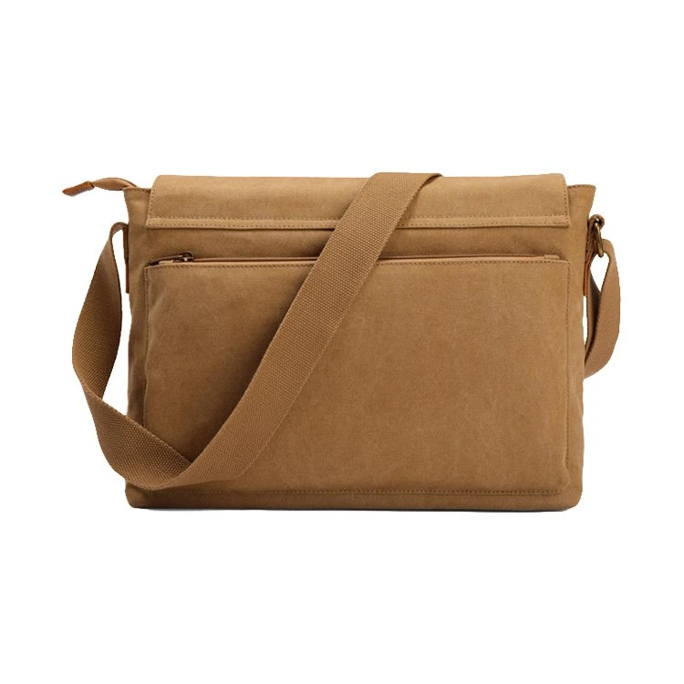 canvas shoulder carrier bag-back