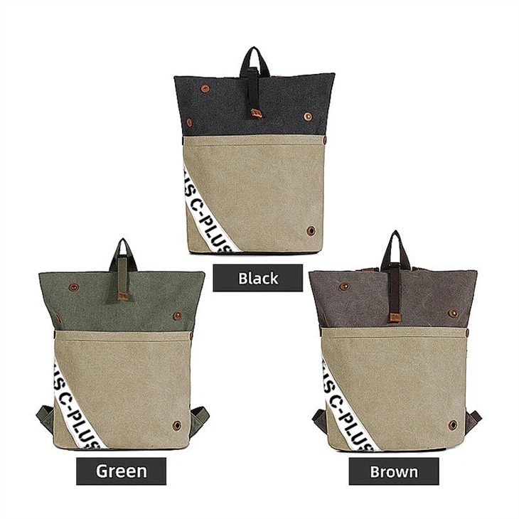 canvas satchel backpack-ALL COLORS