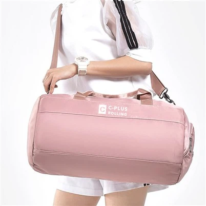 Tas Gym Wanita Dengan Kompartemen Sepatu